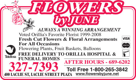 Flowers By June - 800-265-3842 - Click here to visit our website!