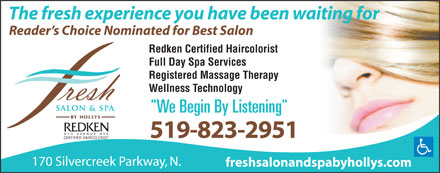 Fresh Salon and Spa by Hollys - Click here to visit our website!