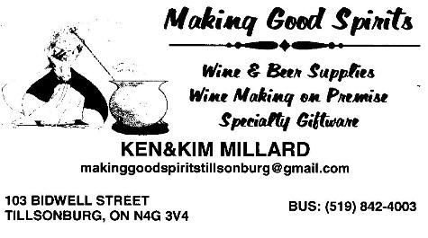 Making Good Spirits - 519-842-4003 - Click here to visit our Facebook Page!